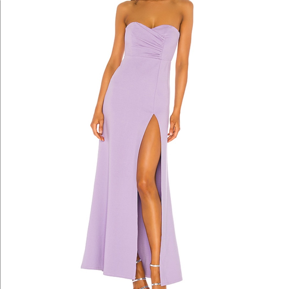 REVOLVE Spanish Moss Gown in Lilac